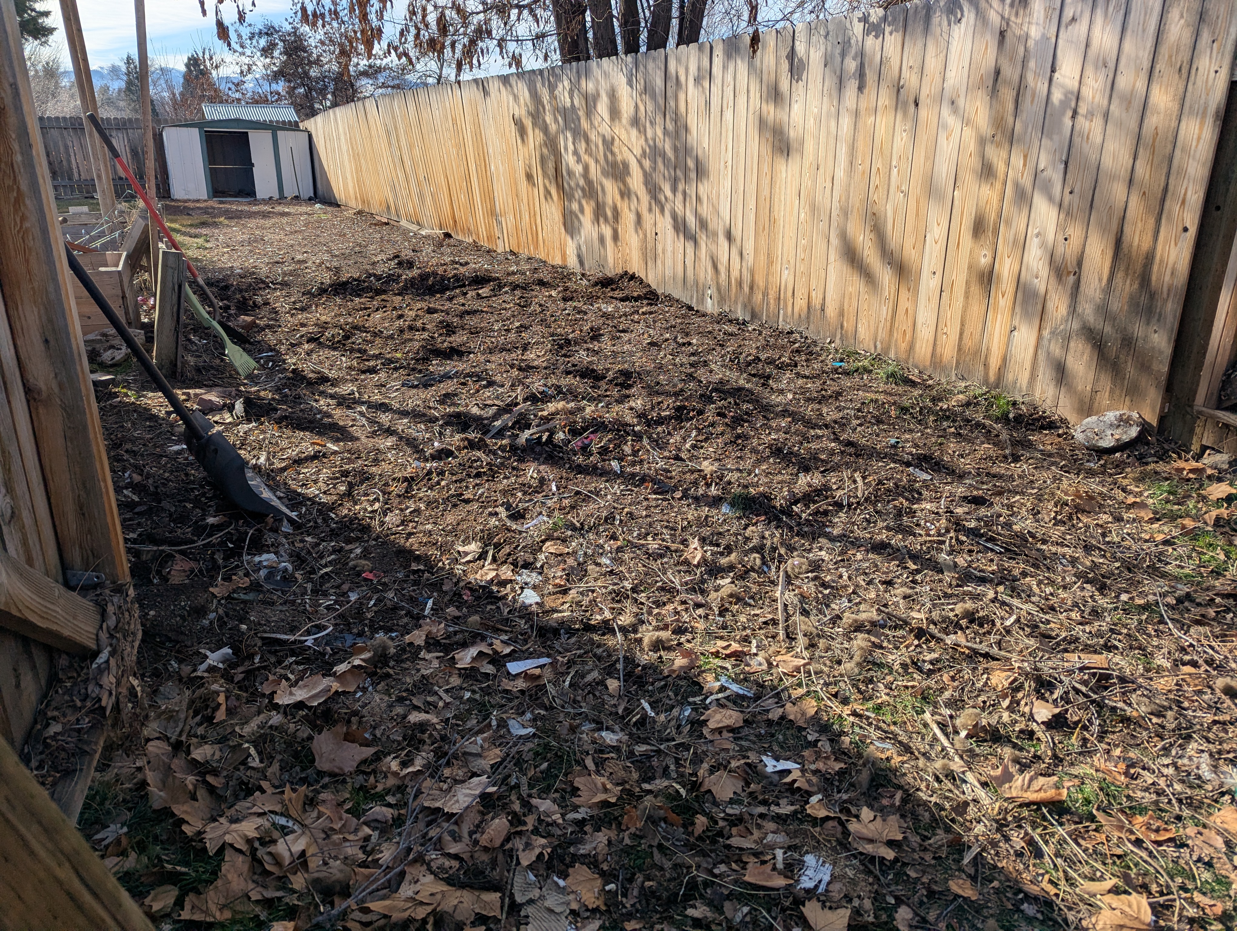 Clean space prepared for fire season